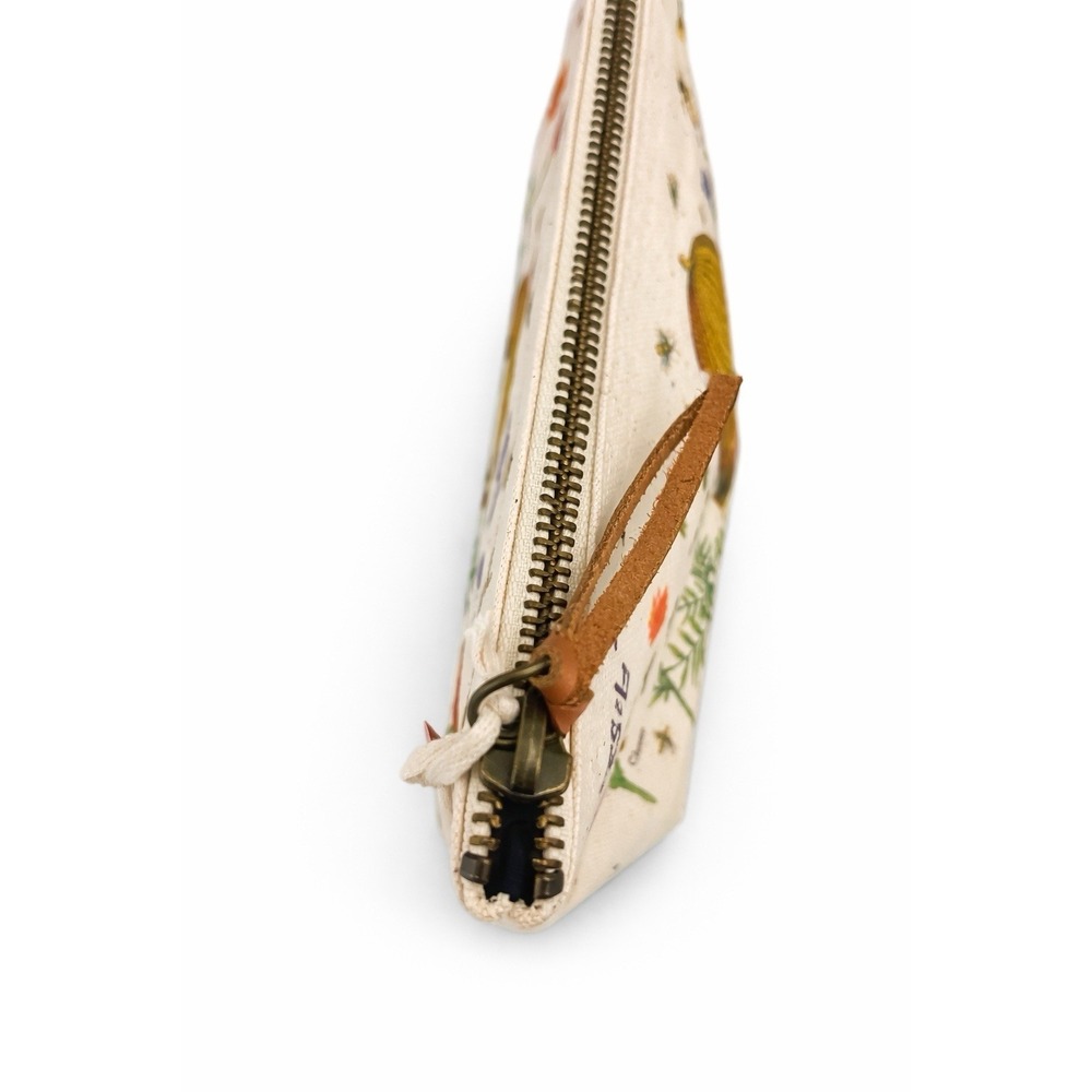 Cavallini & Co. Vintage Style Canvas Mini Pouch /Bee's & Honey Mini Pouch, NEW - Picture 3 of 3